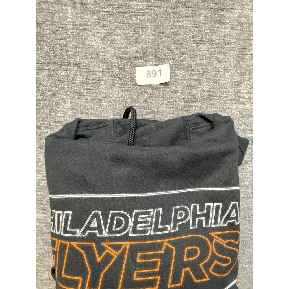 Philadelphia Flyers Hoodie Mens Small‎ Black Port & Company NHL Ice Hockey Team - Picture 4 of 5